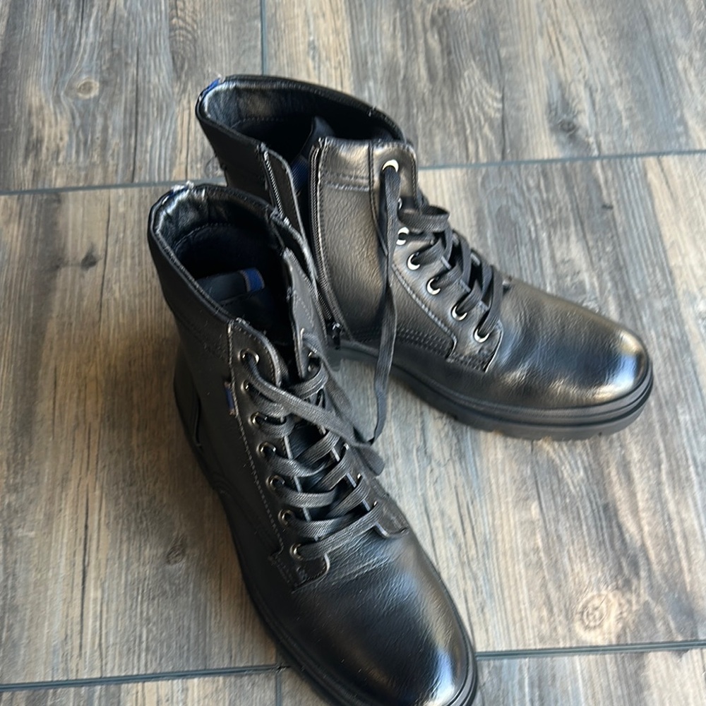 Men's Black Leather Boots